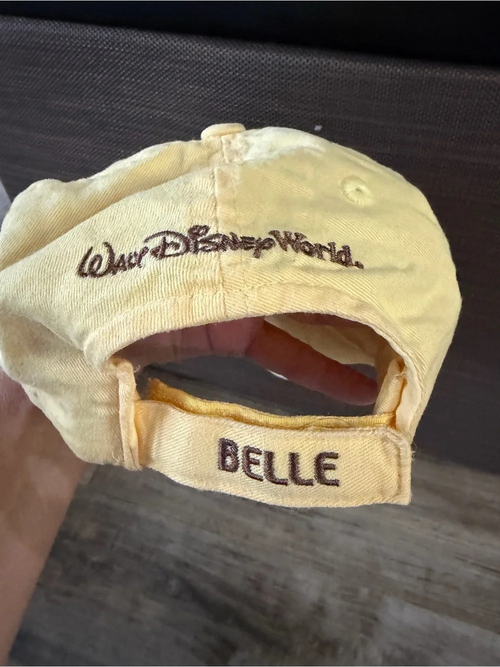 Rare Disneyland Resort Beauty Princess Belle Hat With Adjustable Strap.